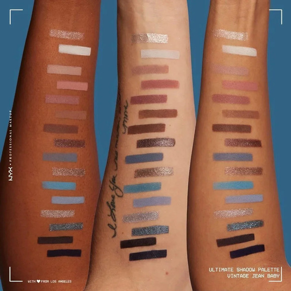 Nyx Professional Makeup 16 shade Eyeshadow Palette Ultimate Shadow Vegan Formula - Picture 5 of 7